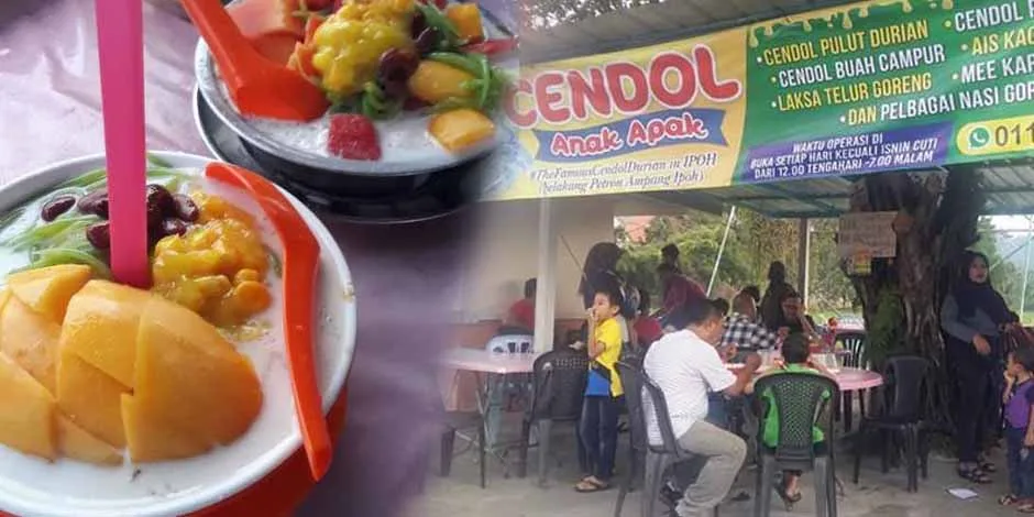 Cendol Anak Apak, Cendol Paling Meriah Di Ipoh