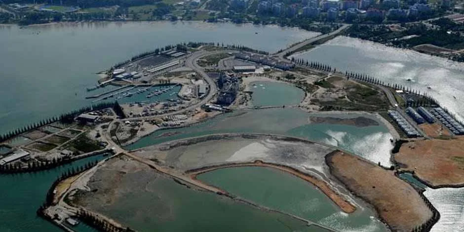 Marina Island, Pulau Buatan Manusia Pertama Di Malaysia