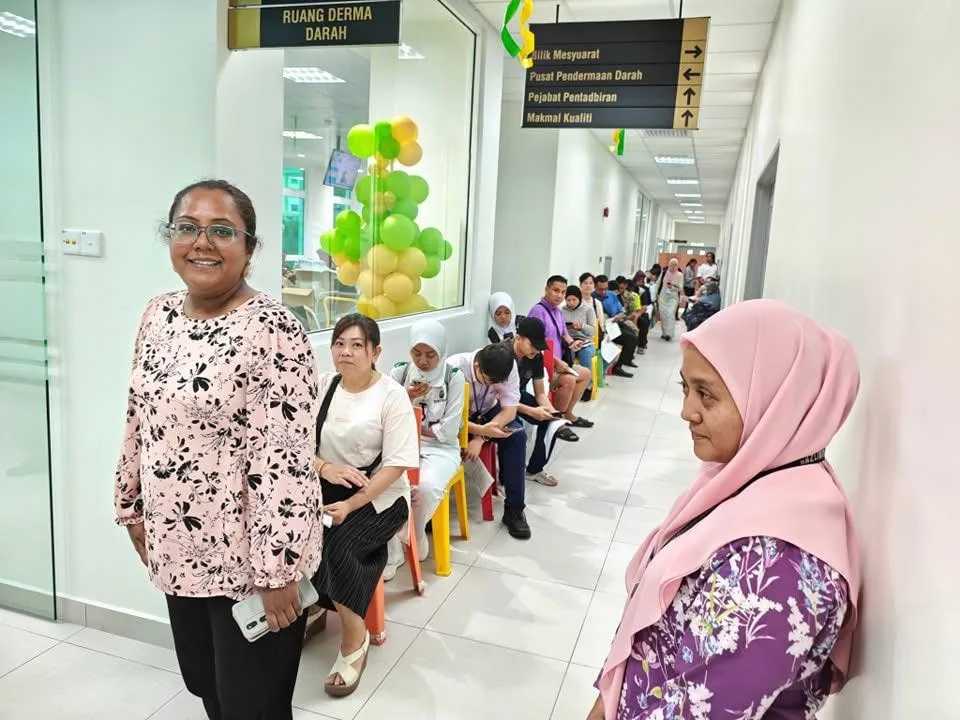 Solidariti Warga Perak Dermakan Darah untuk Pelajar UPSI Terlibat Kemalangan Bas