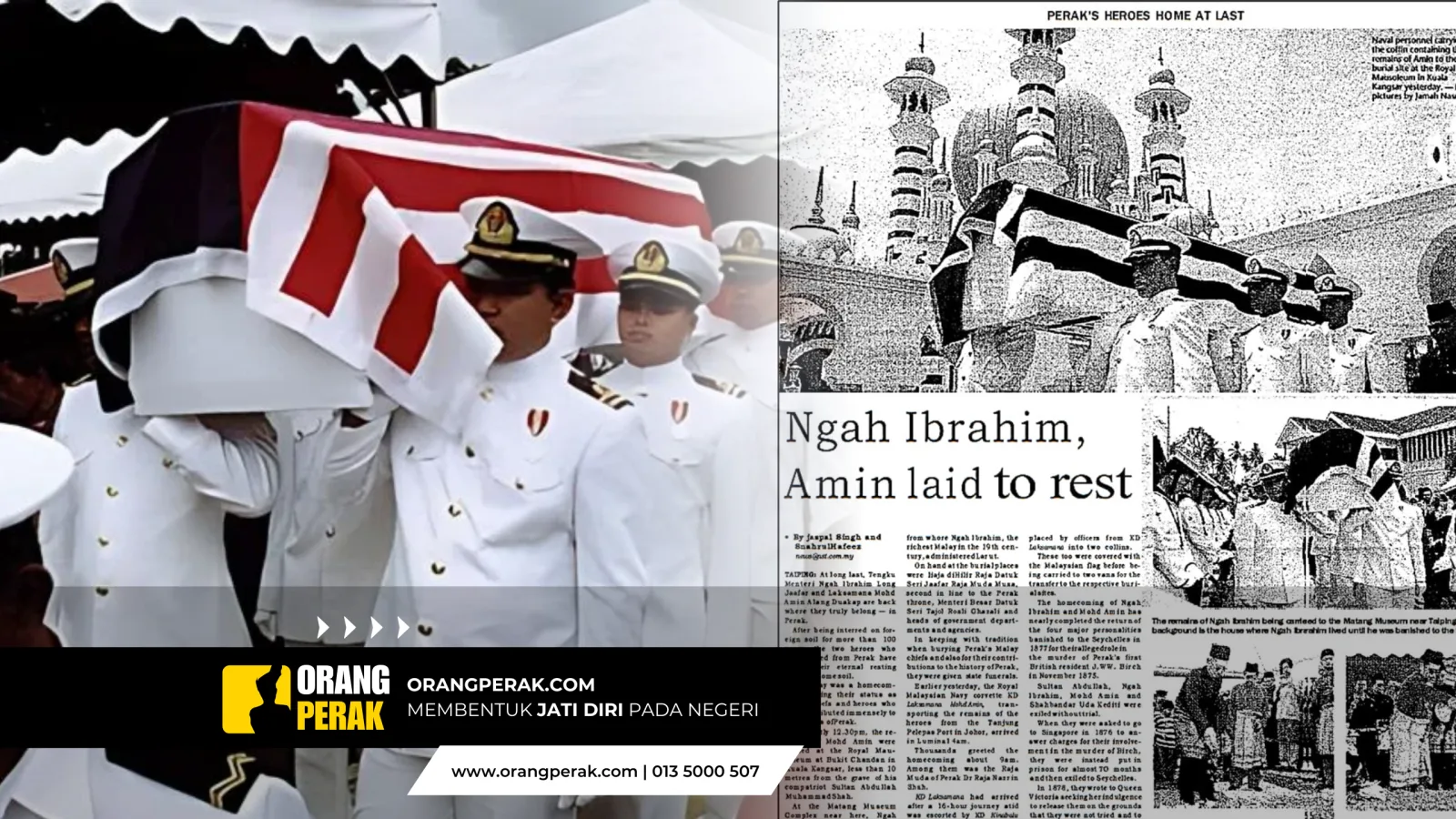 Peristiwa Pengebumian Semula Ngah Ibrahim dan Laksamana Mohamad Amin Pada Tahun 2006