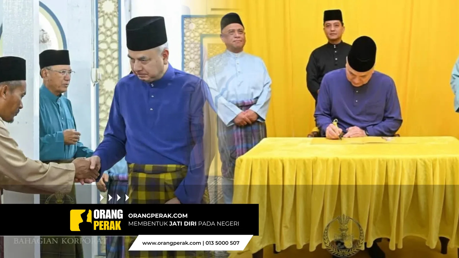 Sultan Nazrin Shah Berbuka Puasa Bersama Rakyat di Behrang Stesen