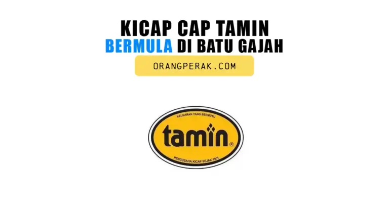 Kilang Kicap Tamin Dilahirkan Di Batu Gajah