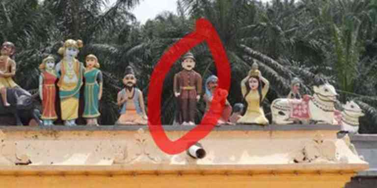 Patung Siapa Di Atas Kuil Bersebelahan Kellie’s Castle