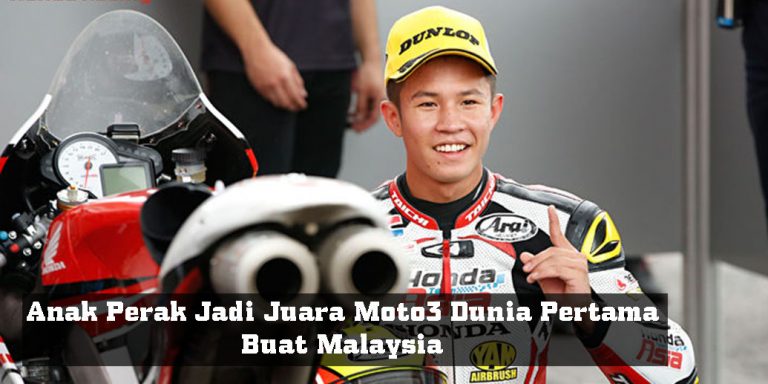 Kelahiran Perak Menjadi Juara Moto3 Dunia Sulung Buat Malaysia
