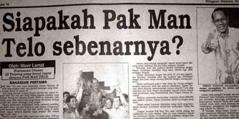 Pak Man Telo, Pelopor Skim Cepat Kaya Dari Taiping