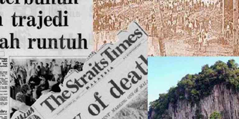 Tragedi Hitam Insiden Runtuhan Gunung Cheroh, Ipoh