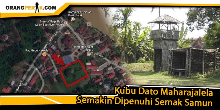 Kubu Dato Maharajalela Semakin Dipenuhi Semak Samun
