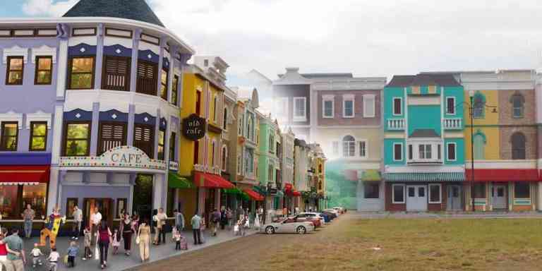 Bandar Agacia Di Kampar Bercirikan Animasi Dan Fantasi Asia