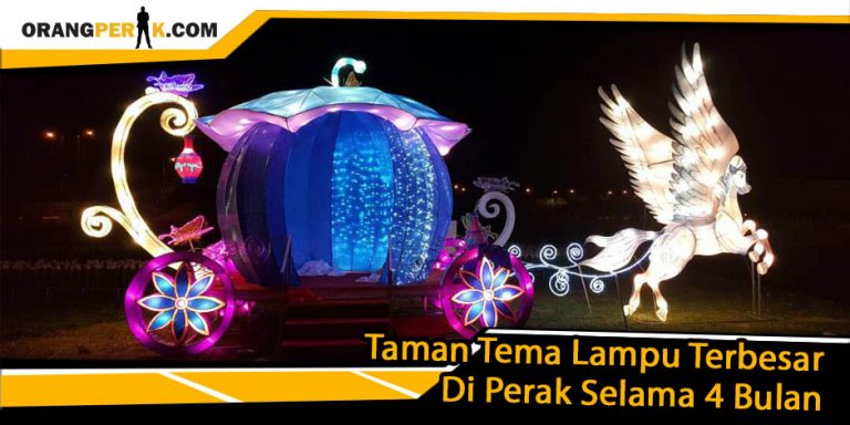 Fantasy Lights Of Marina, Taman Tema Lampu Terbesar Di Perak Selama 4 Bulan