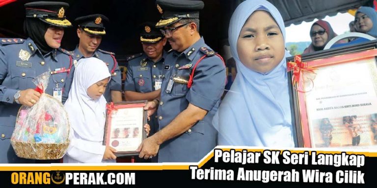 Pelajar SK Seri Langkap Terima Anugerah Wira Cilik