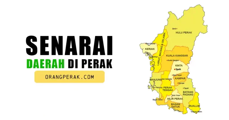 Senarai Daerah Di Perak
