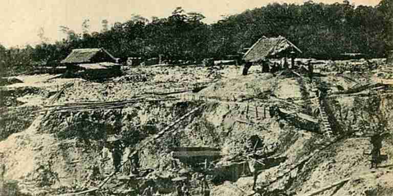 Perlombongan Bijih Timah di Perak