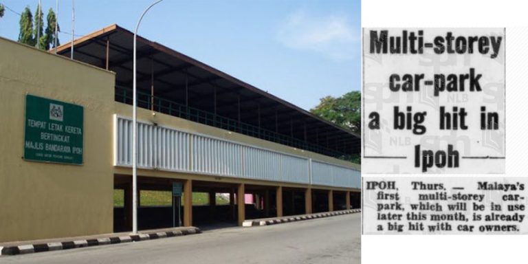 Ipoh Municipal Car Park, Tempat Letak Kereta Bertingkat Pertama Di Malaysia