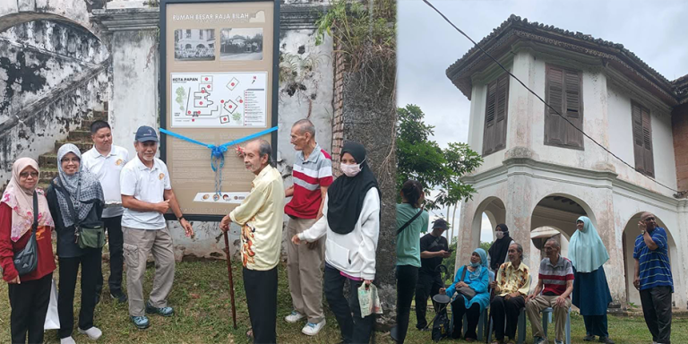 Papan Tanda Sejarah Rumah Besar Raja Bilah Dirasmikan