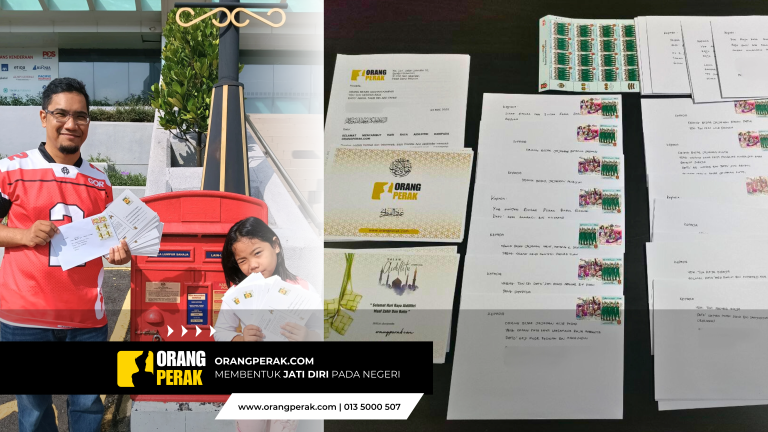 Orang Perak Hantar 240 Poskad Dan 100 Kad Raya Sempena Aidilftri Tahun 2025
