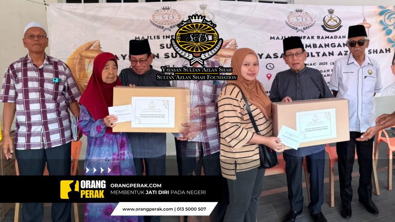 Yayasan Sultan Azlan Shah Ringankan Beban 71 Asnaf di Hilir Perak Melalui Infak Ramadhan 2025