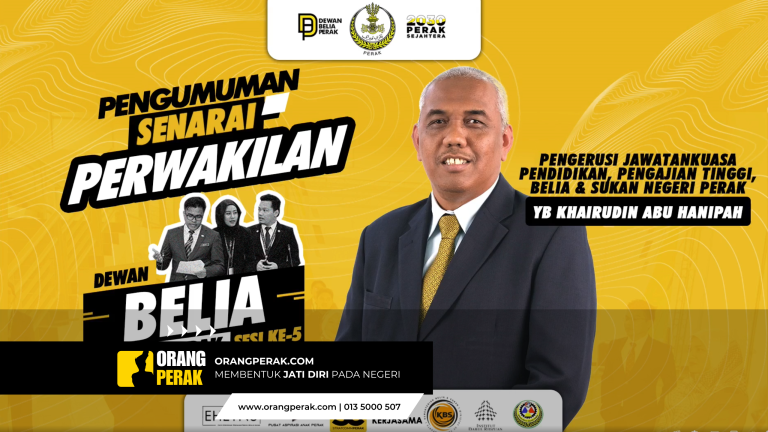 Dewan Belia Negeri Perak 2025: 63 Anak Muda Terpilih, Legasi OrangPerak.com Terus Menyala