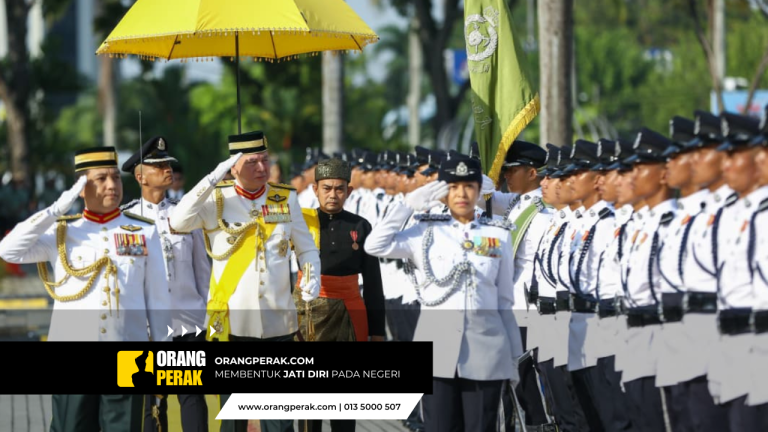 Sultan Nazrin Shah Berangkat Ke Sambutan Hari Pahlawan Negeri Perak 2025